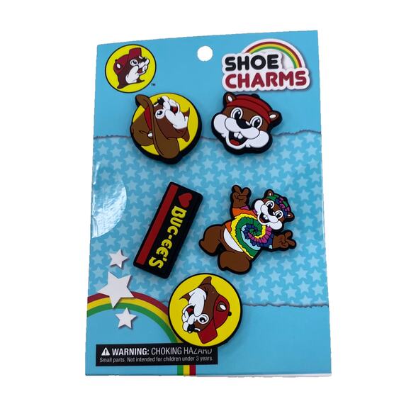 Buc-ee's Shoe Charms Set of 5 - Picture 1 of 1